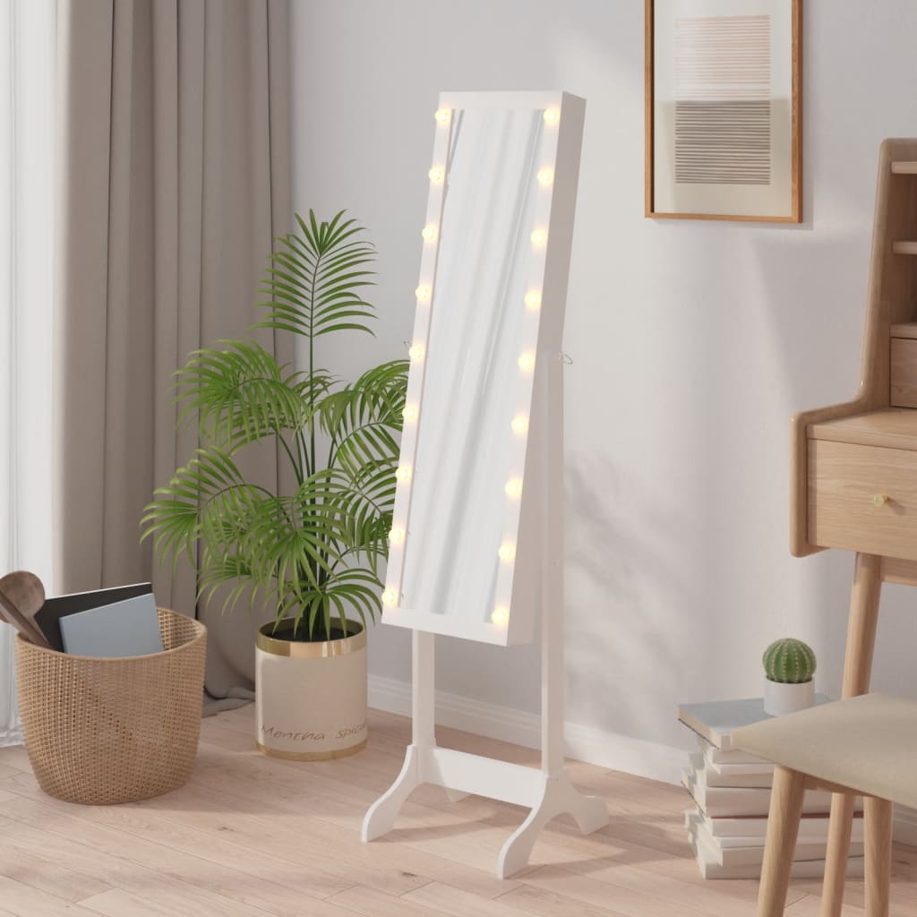 Oglindă De Sine Stătătoare Cu Led, , 34X37X146 Cm