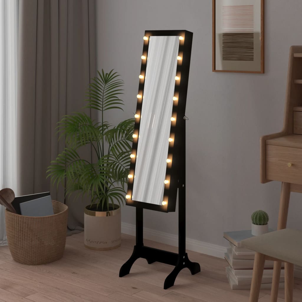 Oglindă De Sine Stătătoare Cu Led, , 34X37X146 Cm