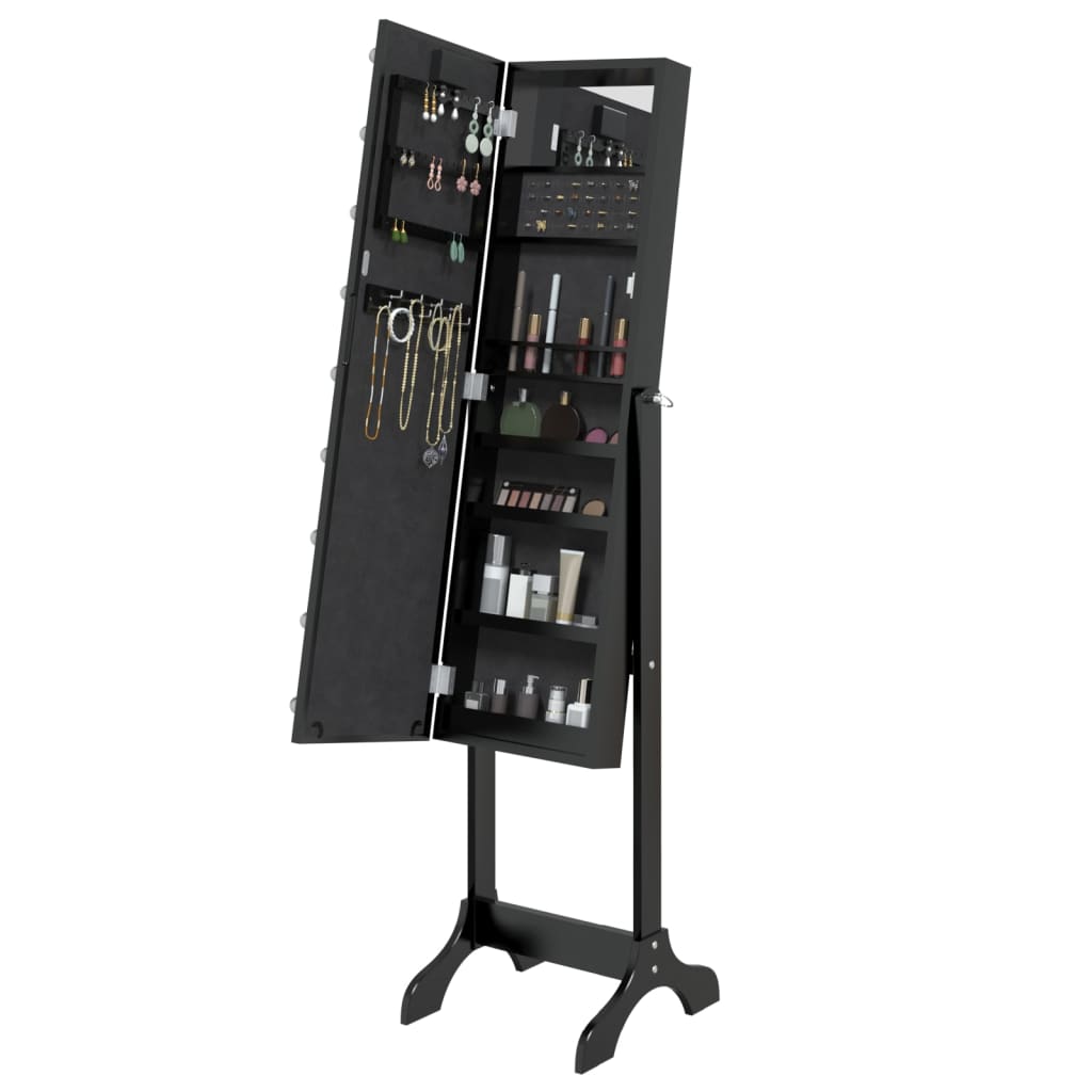 Oglindă De Sine Stătătoare Cu Led, , 34X37X146 Cm