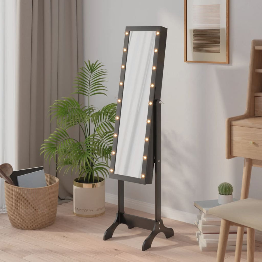 Oglindă De Sine Stătătoare Cu Led, , 34X37X146 Cm