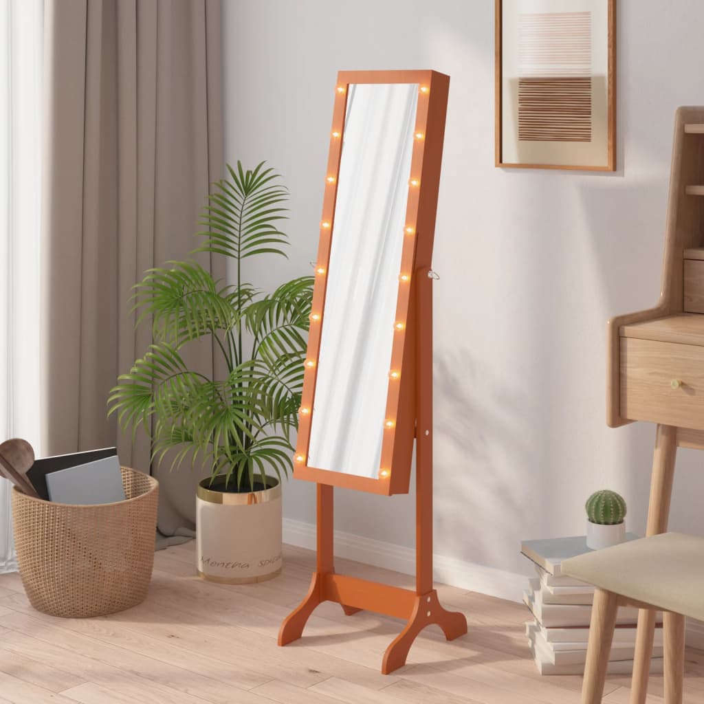 Oglindă De Sine Stătătoare Cu Led, , 34X37X146 Cm