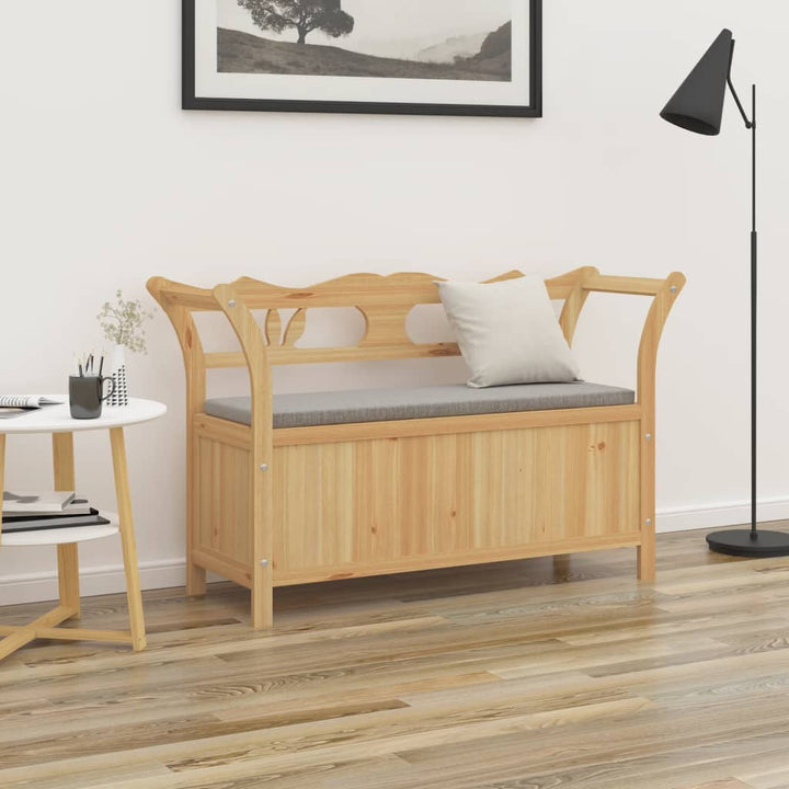 Bancă, , 107X45X75,5 Cm, Lemn Masiv De Brad