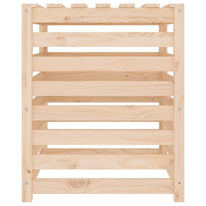 Compostor, 63,5X63,5X77,5 Cm, Lemn Masiv De Pin