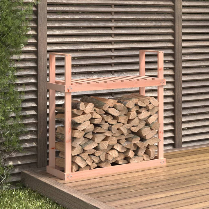 Rastel Pentru Lemne De Foc Negru 110X35X108,5 Cm Lemn Masiv Pin