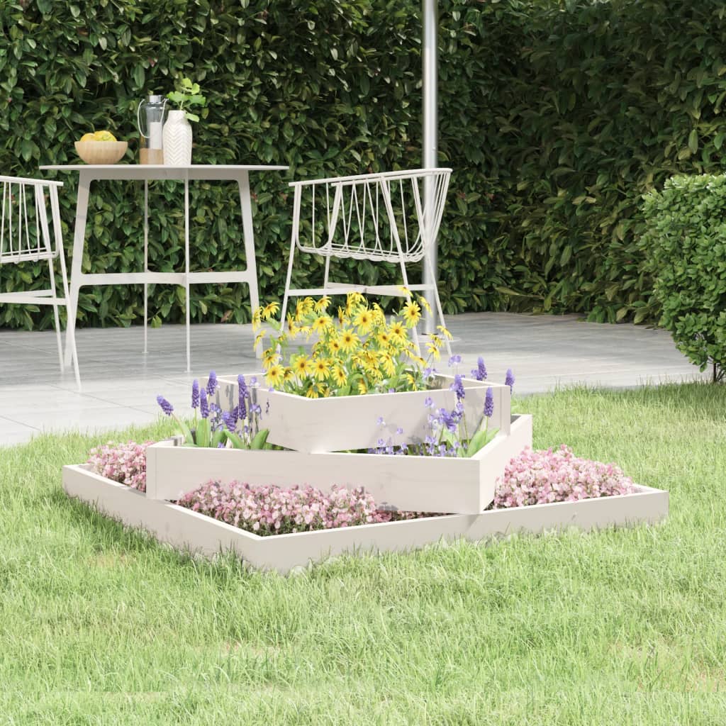 Jardinieră, Gri, , Lemn Masiv De Pin