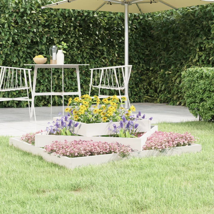 Jardinieră, Gri, , Lemn Masiv De Pin