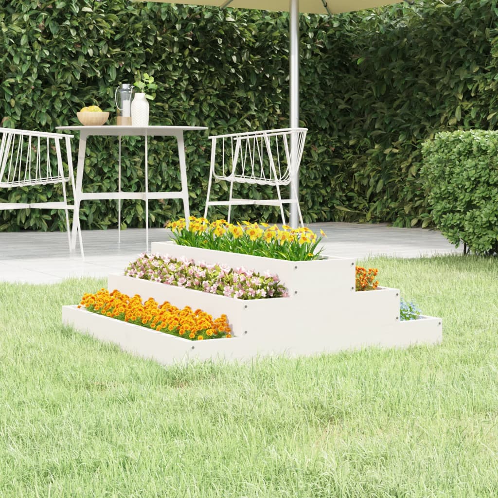 Jardinieră, Gri, , Lemn Masiv De Pin
