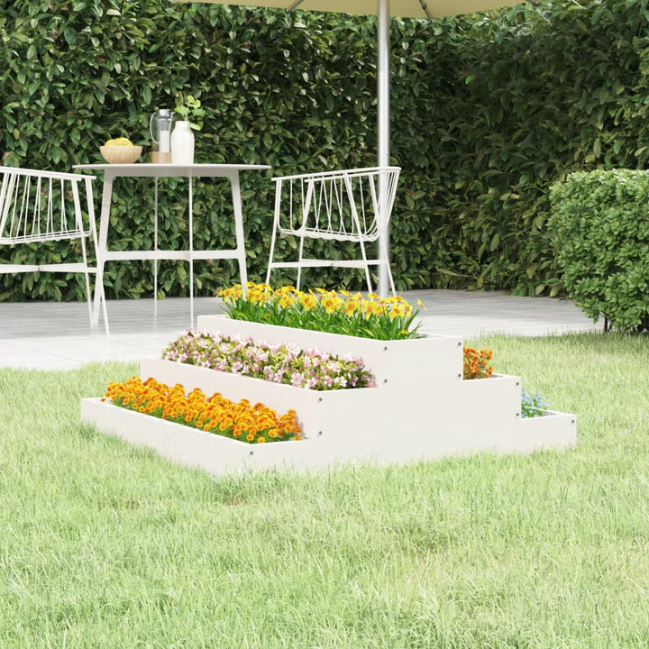 Jardinieră, Gri, , Lemn Masiv De Pin