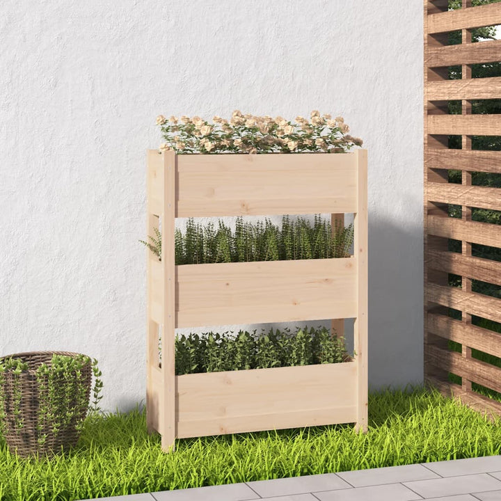Jardinieră, , 77 X 25 X 104,5 Cm, Lemn Masiv De Pin