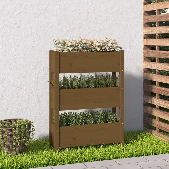 Jardinieră, , 77 X 25 X 104,5 Cm, Lemn Masiv De Pin