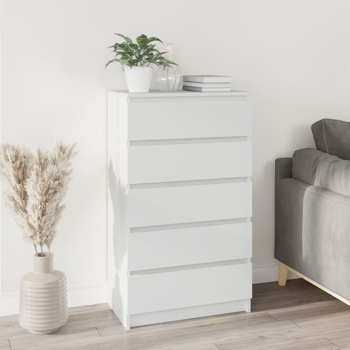 Dulap Cu Sertar, Stejar Fumuriu, 60X36X103 Cm, Lemn Prelucrat