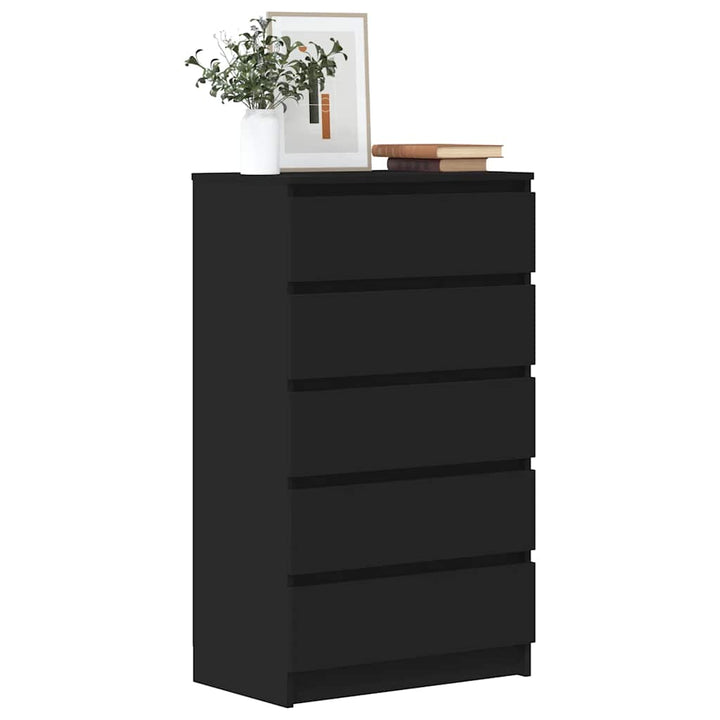 Dulap Cu Sertar, Stejar Fumuriu, 60X36X103 Cm, Lemn Prelucrat