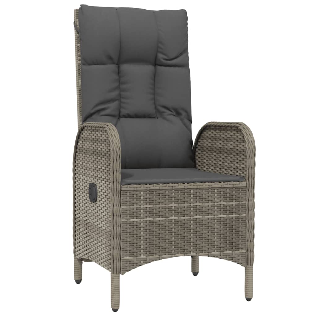 Set Mobilier De Grădină Cu Perne, 3 Piese, , Poliratan