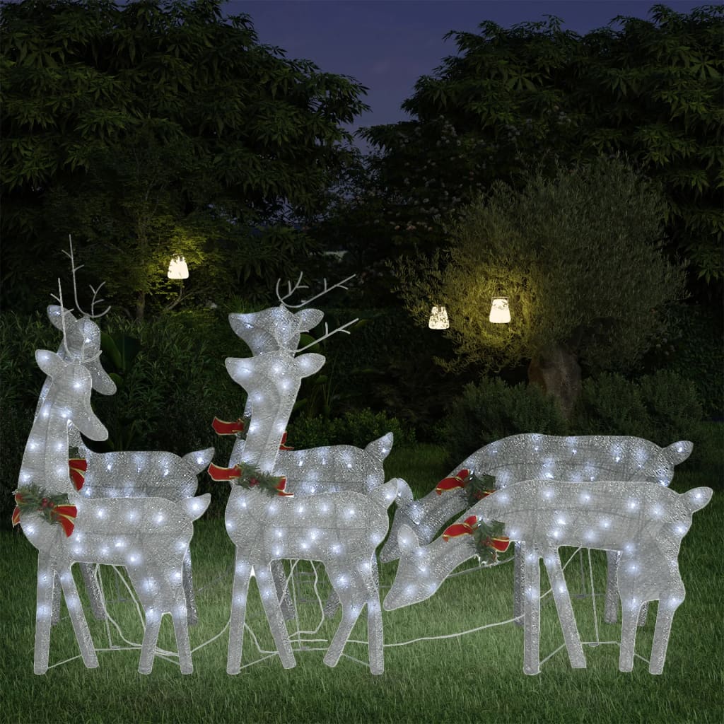 Decoratune De Crăciun Ren 3 Buc 90 Led-Uri