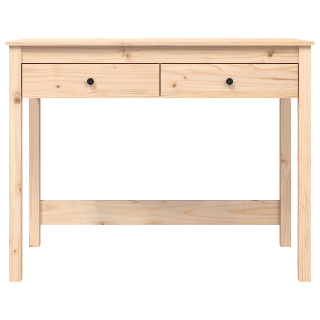Birou Cu Sertare, 100X50X78 Cm, Lemn Masiv De Pin