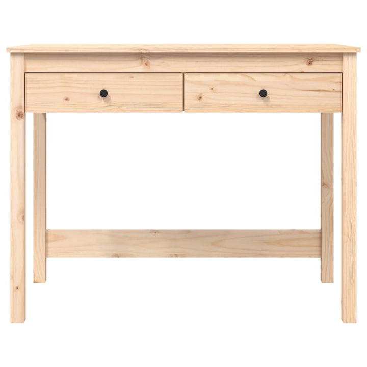 Birou Cu Sertare, 100X50X78 Cm, Lemn Masiv De Pin