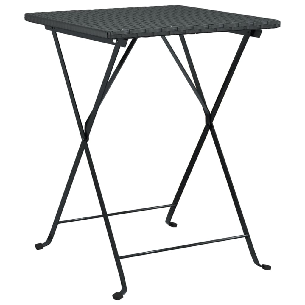 Set Mobilier Bistro Pliabil, 3 Piese, , Poliratan