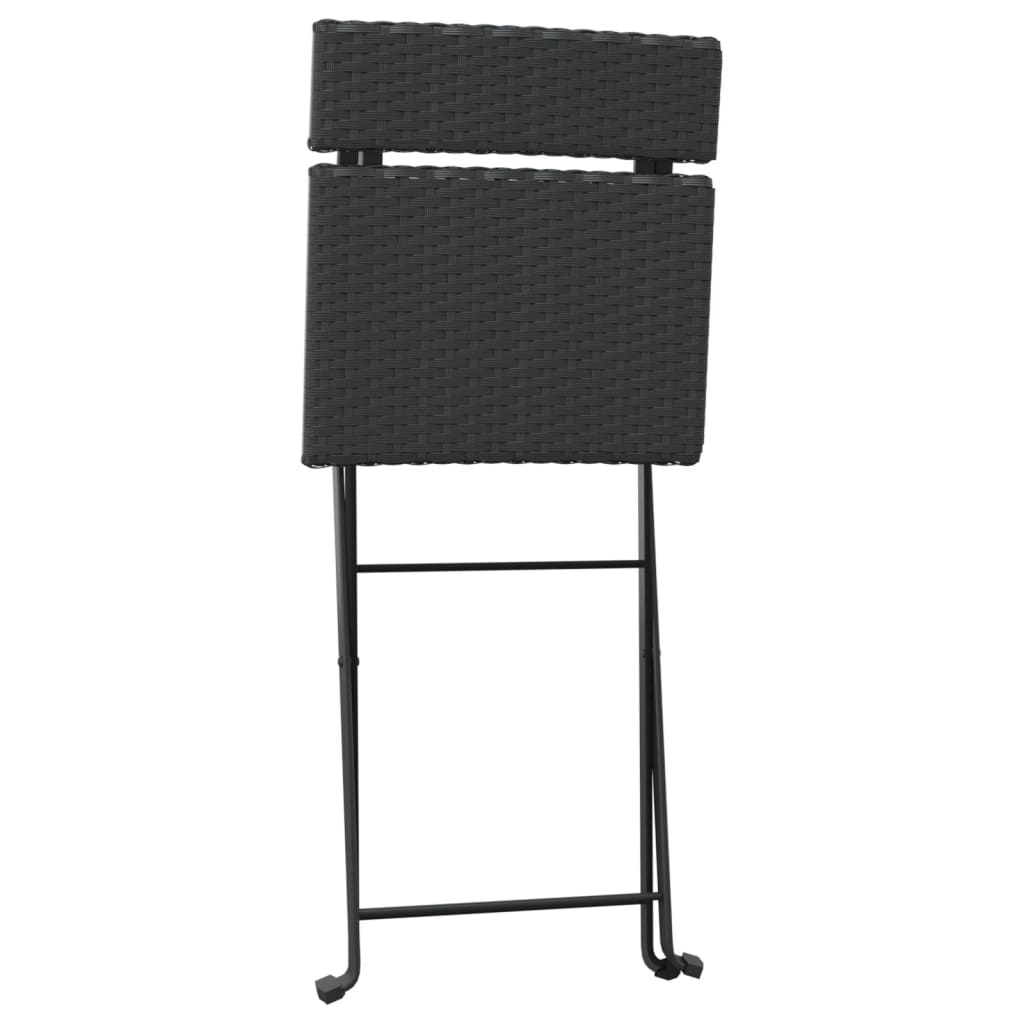 Set Mobilier Bistro Pliabil, 3 Piese, , Poliratan