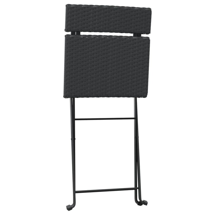 Set Mobilier Bistro Pliabil, 3 Piese, , Poliratan