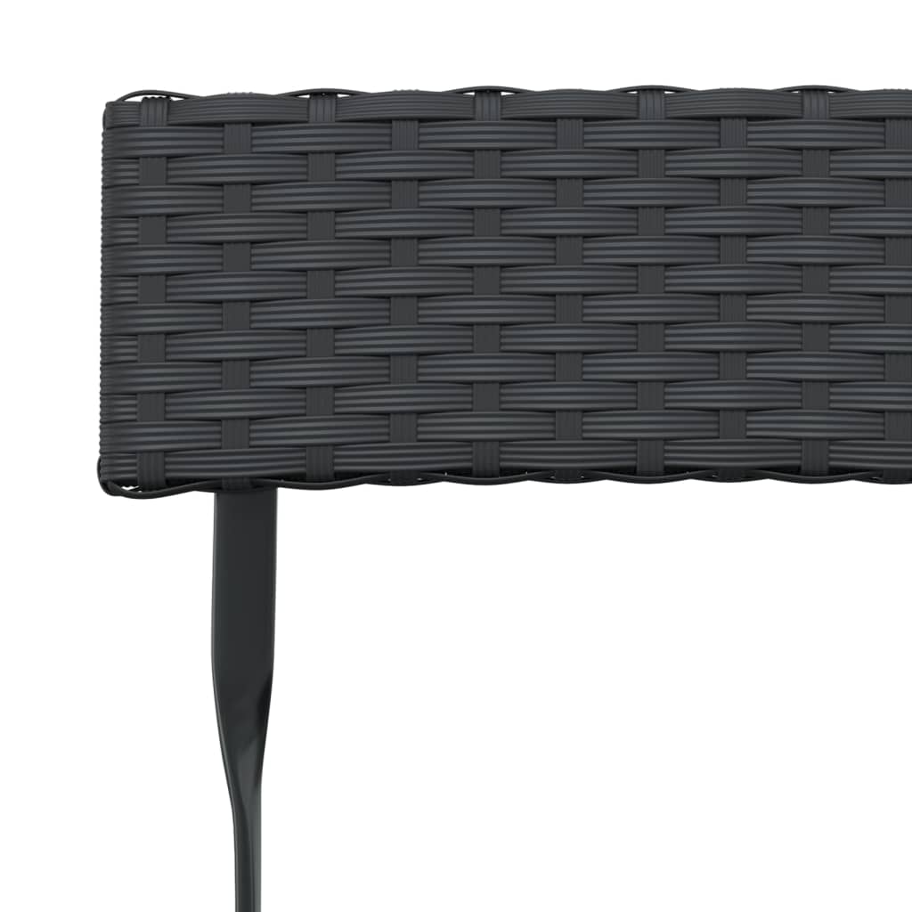 Set Mobilier Bistro Pliabil, 3 Piese, , Poliratan