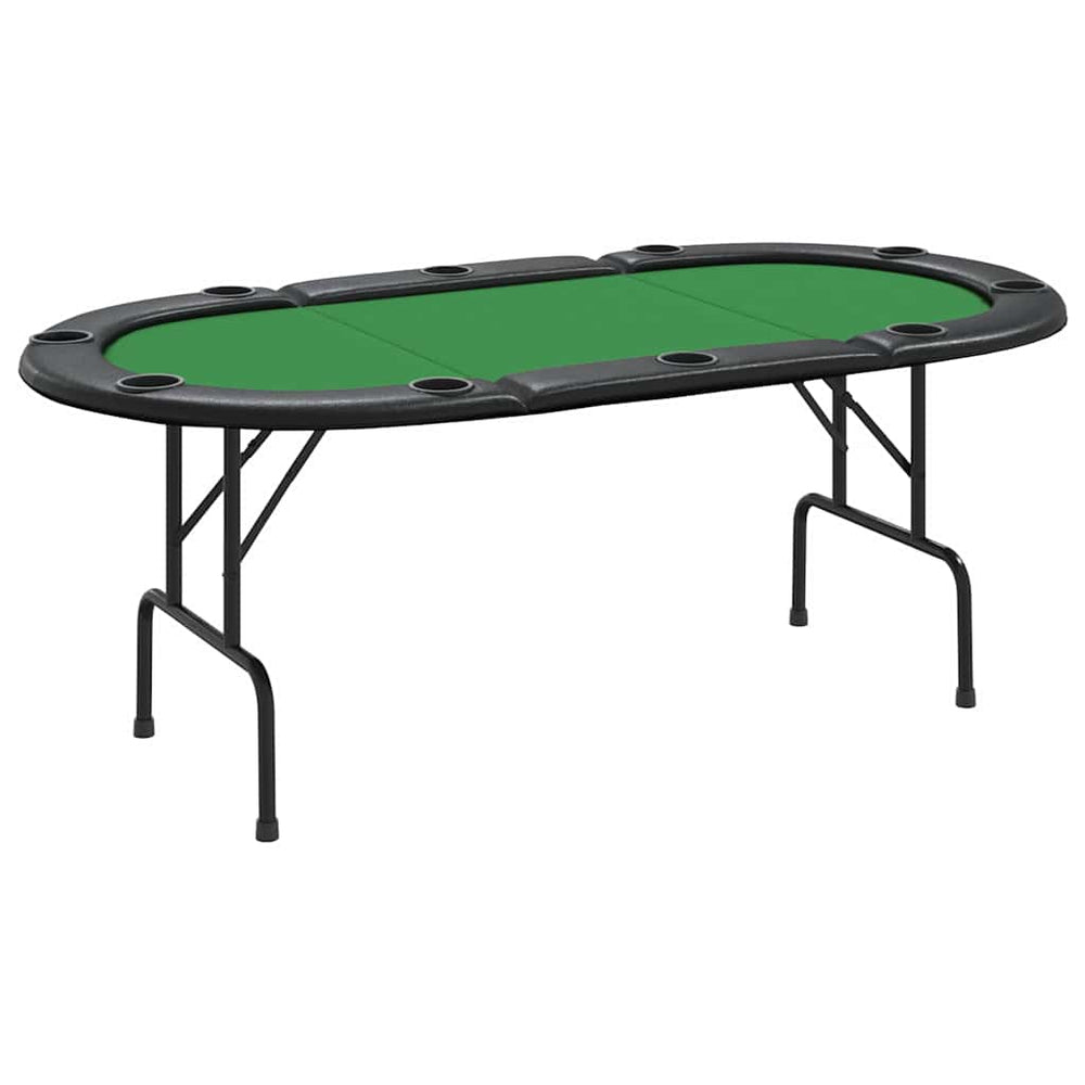 Masă De Poker Pliabilă, 10 Jucători, , 207X106X76 Cm