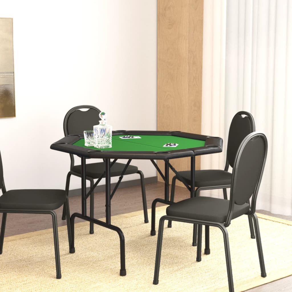 Masă De Poker Pliabilă, 8 Jucători, , 108X108X75 Cm