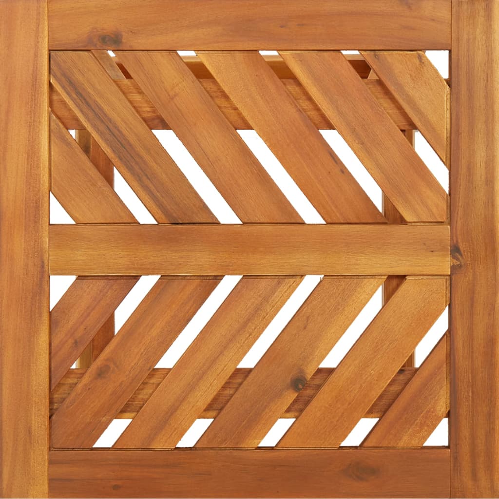 Masă Laterală, 45X45X60 Cm, Lemn Masiv De Acacia