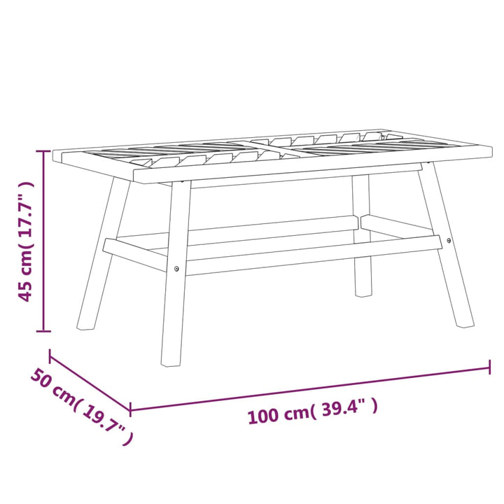 Set Mobilier De Relaxare De Grădină, 2 Piese, Lemn Masiv Acacia