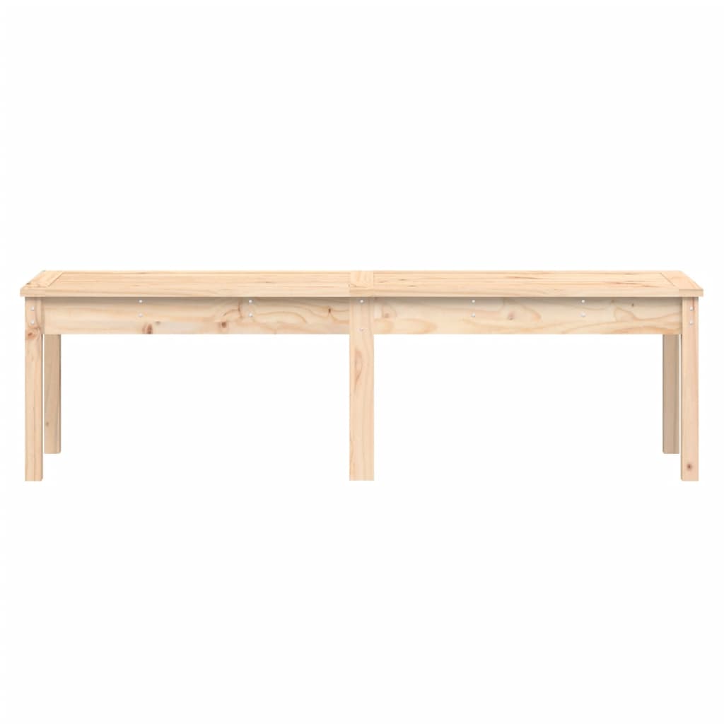 Bancă De Grădină 2 Locuri, 159,5X44X45 Cm, Lemn Masiv De Pin