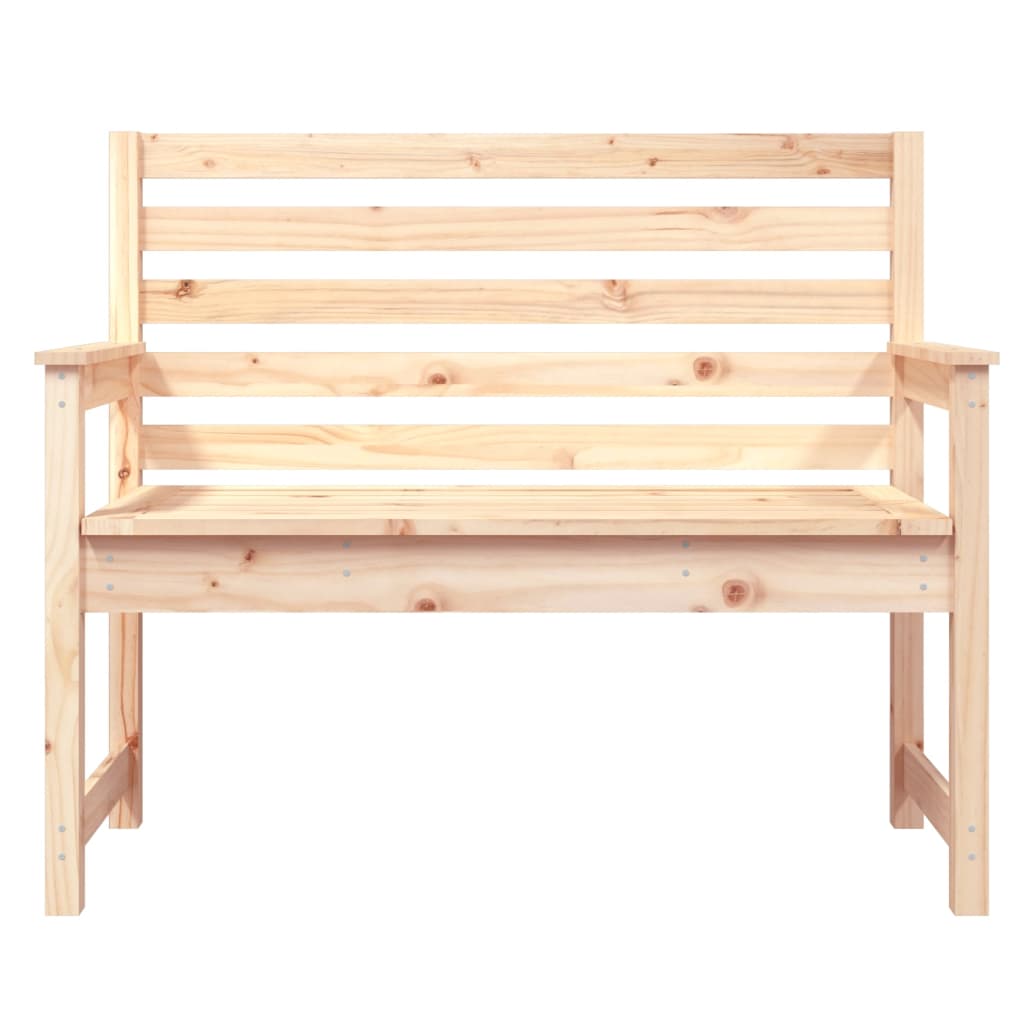 Bancă De Grădină, 109X48X91,5 Cm, Lemn Masiv De Pin