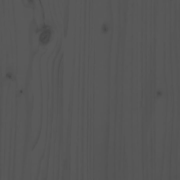 Bancă De Grădină, Gri, 109X48X91,5 Cm, Lemn Masiv De Pin
