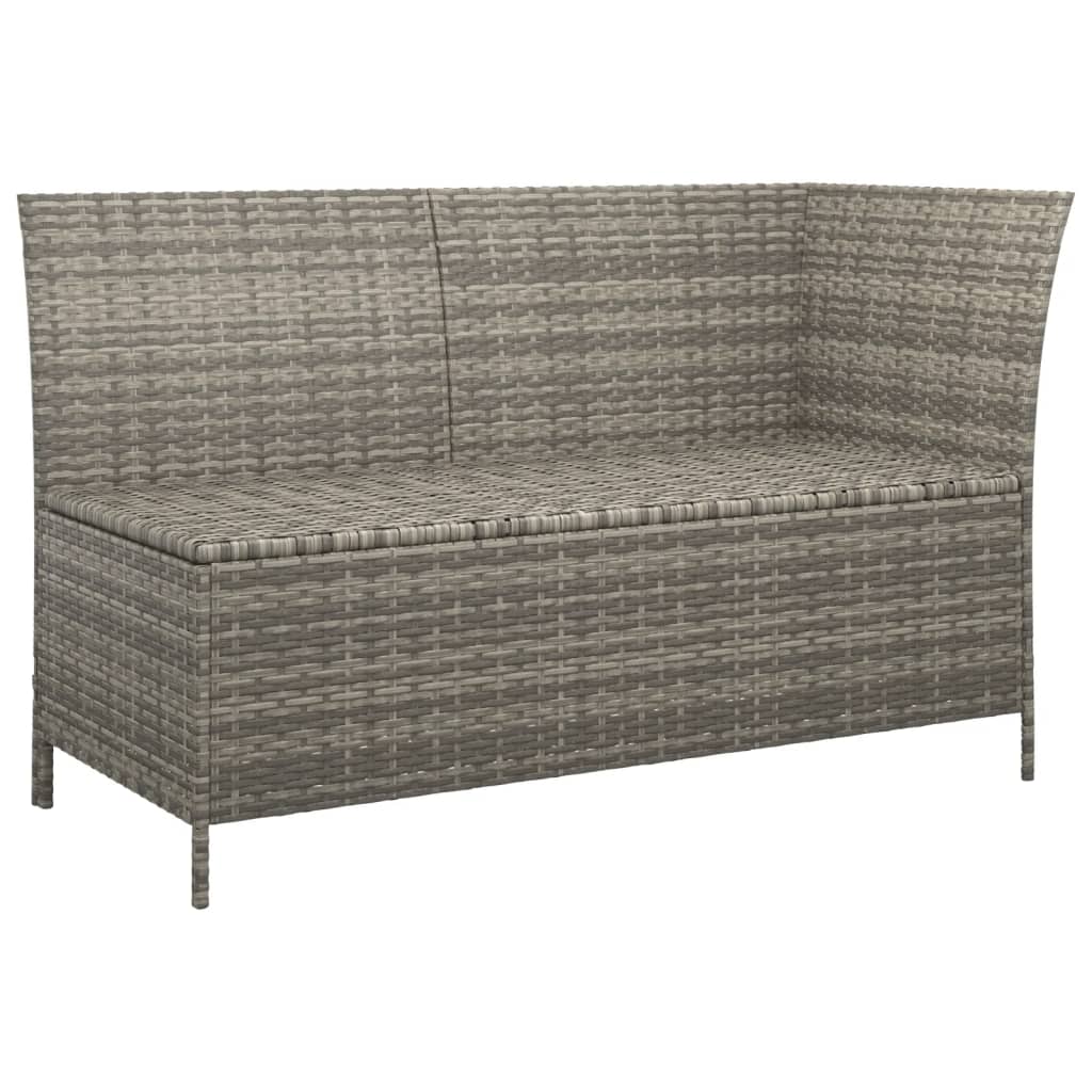 Set Mobilier De Grădină Cu Perne, 4 Piese, , Poliratan