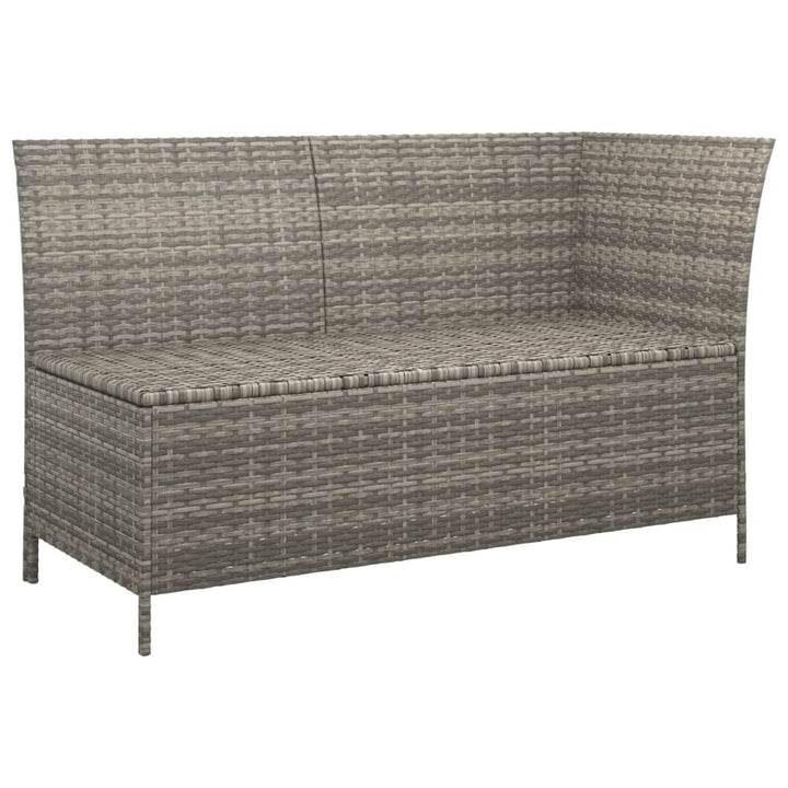 Set Mobilier De Grădină Cu Perne, 4 Piese, , Poliratan