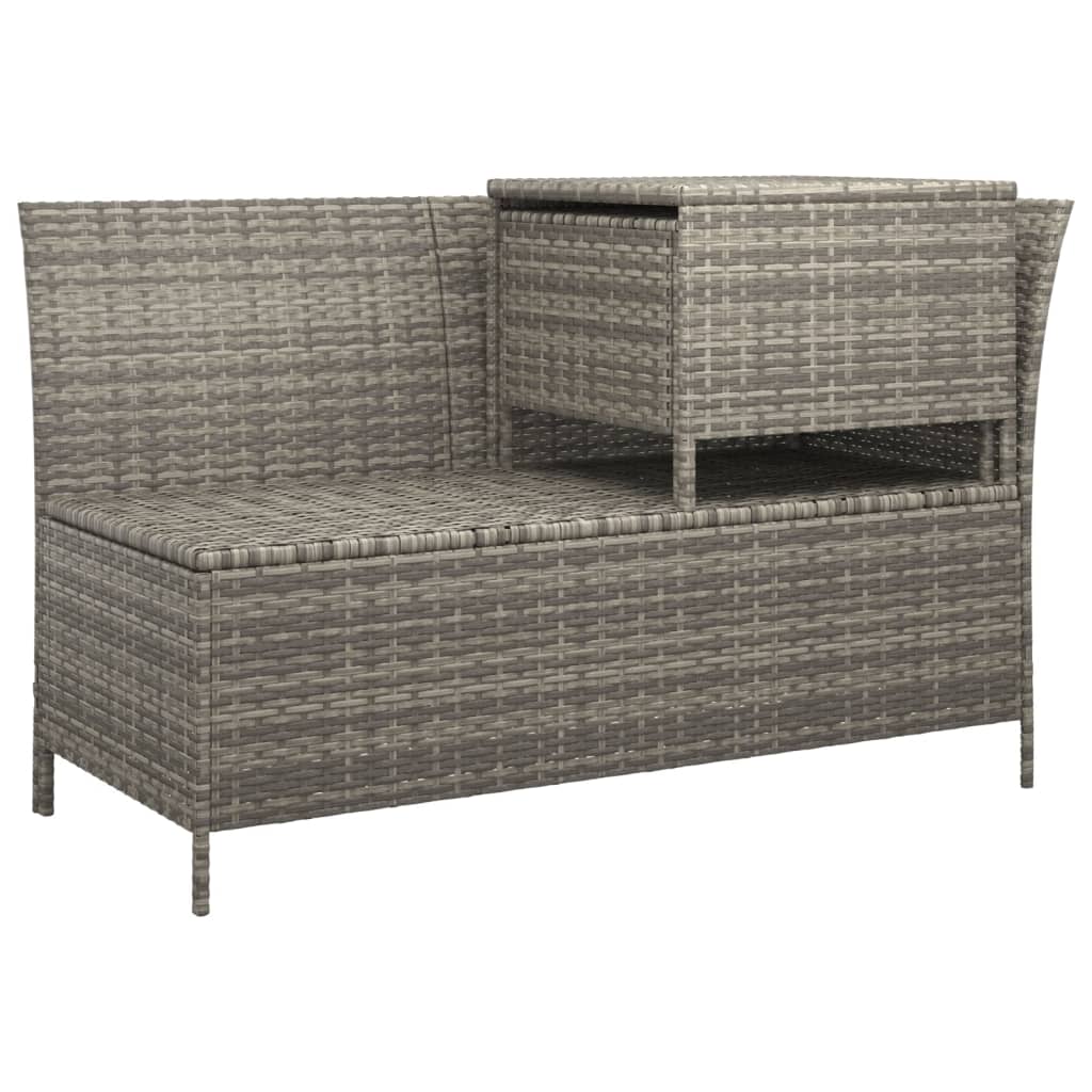 Set Mobilier De Grădină Cu Perne, 4 Piese, , Poliratan