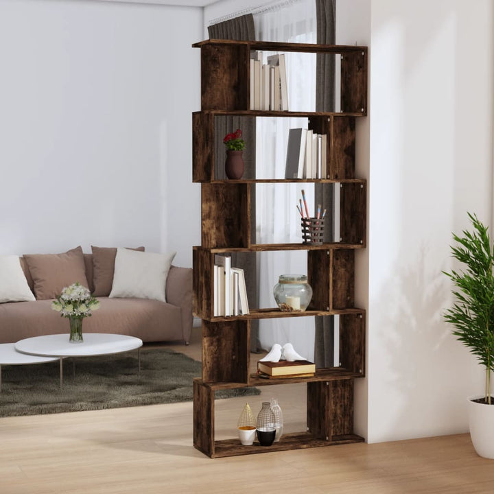 Bibliotecă/Separator Cameră, Alb Extralucios, 80X24X192 Cm, Pal