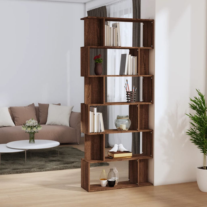 Bibliotecă/Separator Cameră, Alb Extralucios, 80X24X192 Cm, Pal