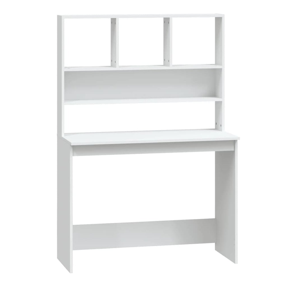 Birou Cu Rafturi, , 102X45X148 Cm, Lemn Compozit