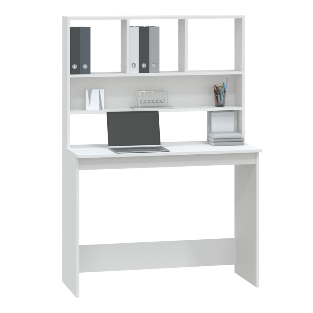 Birou Cu Rafturi, , 102X45X148 Cm, Lemn Compozit