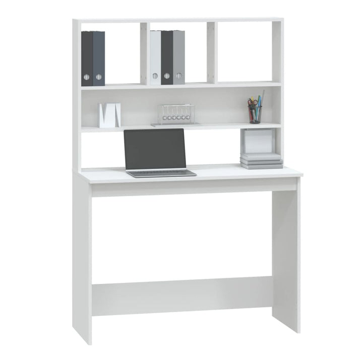 Birou Cu Rafturi, , 102X45X148 Cm, Lemn Compozit