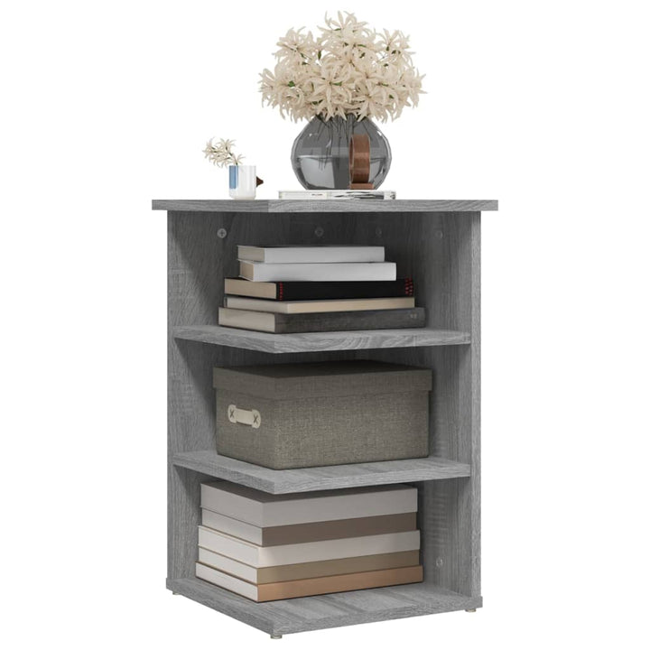 Dulap Lateral, Gri Sonoma, 35X35X55 Cm, Lemn Prelucrat