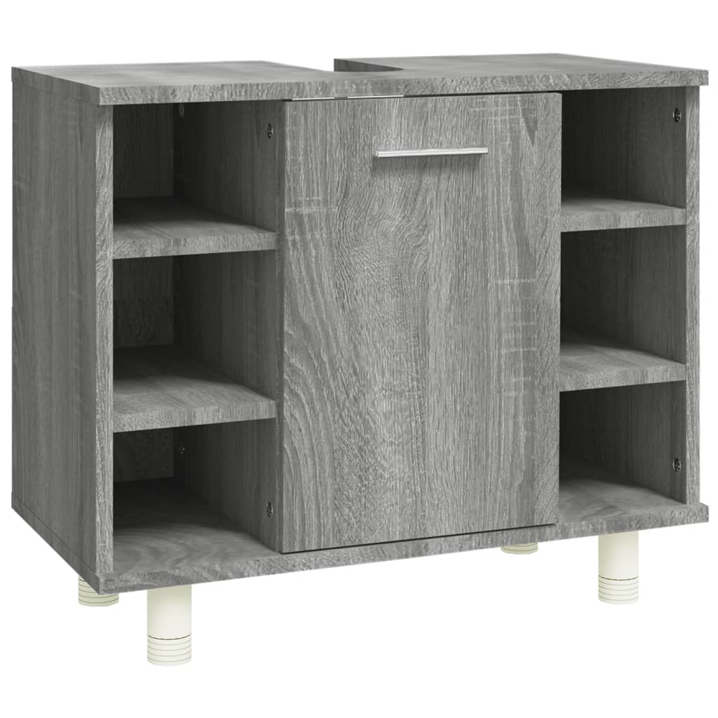 Dulap De Baie, Gri Sonoma, 60X32X53,5 Cm, Lemn Compozit