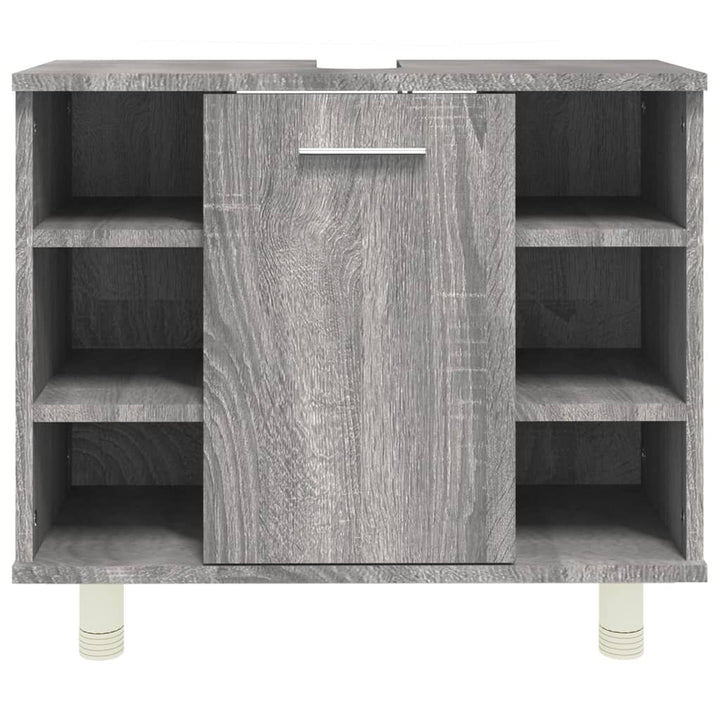 Dulap De Baie, Gri Sonoma, 60X32X53,5 Cm, Lemn Compozit