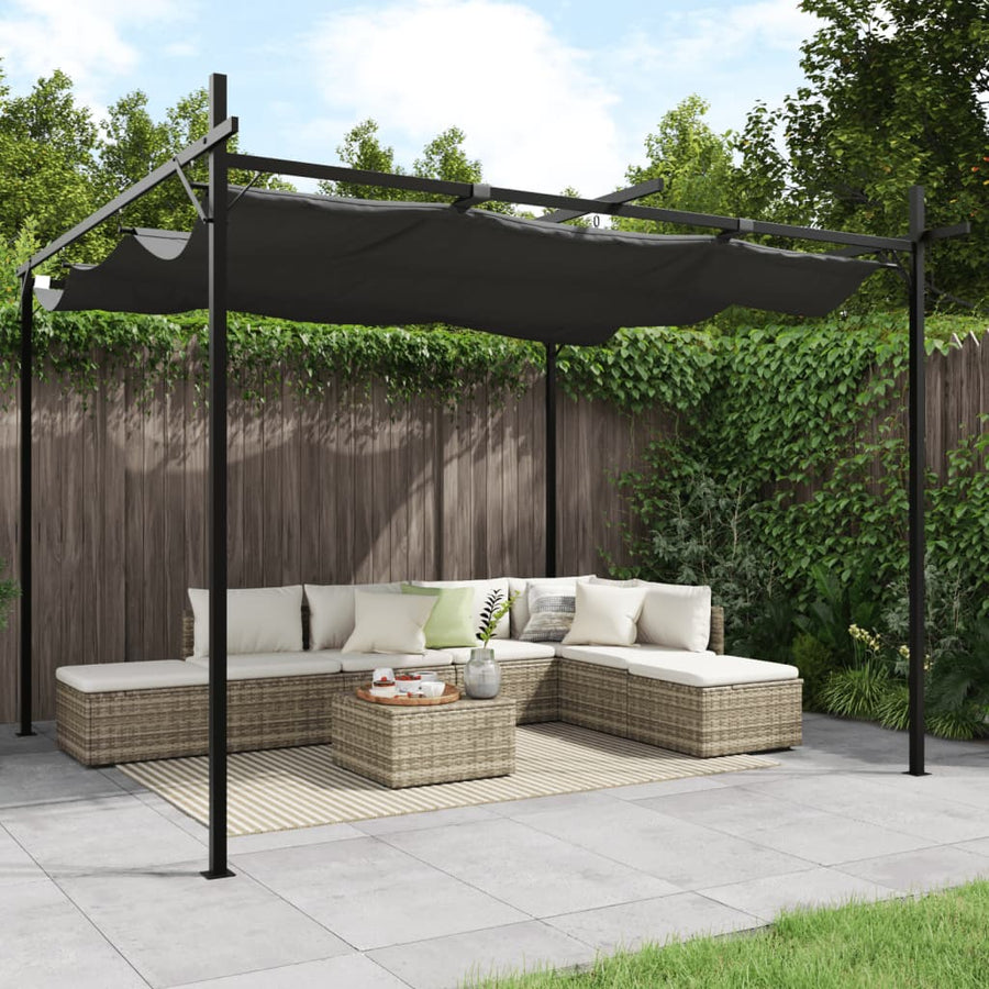 Pergola Cu Acoperiș Retractabil, ,