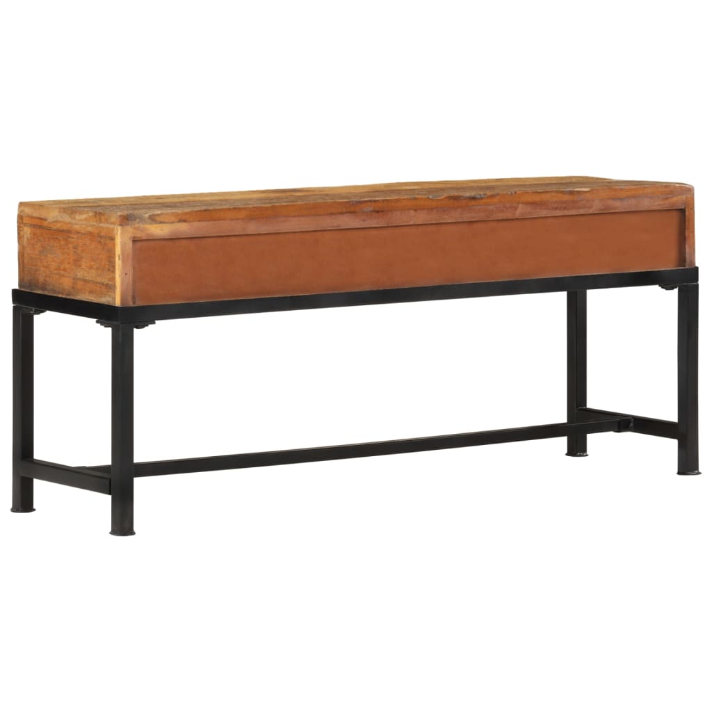 Comodă Tv, 110X30X46 Cm, Lemn Masiv Reciclat