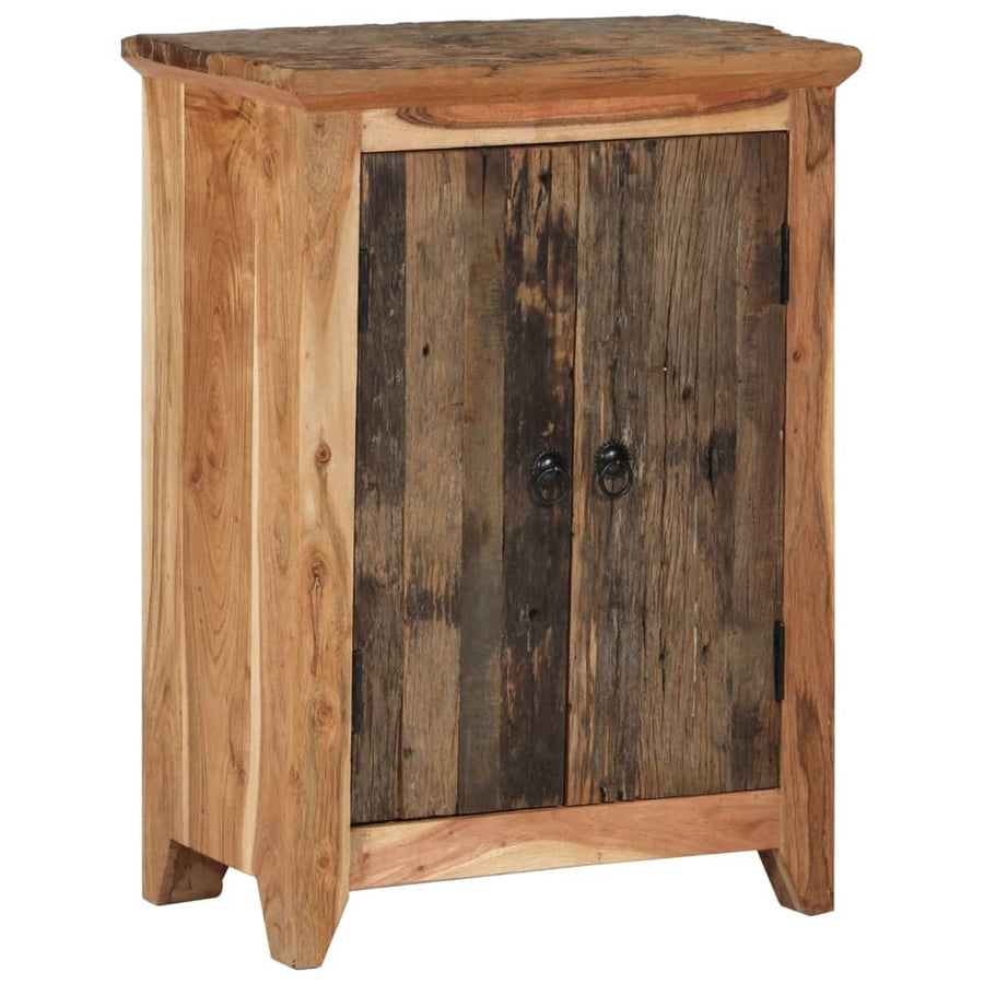 Servantă, 55X33X75 Cm, Lemn Masiv Acacia Și Reciclat