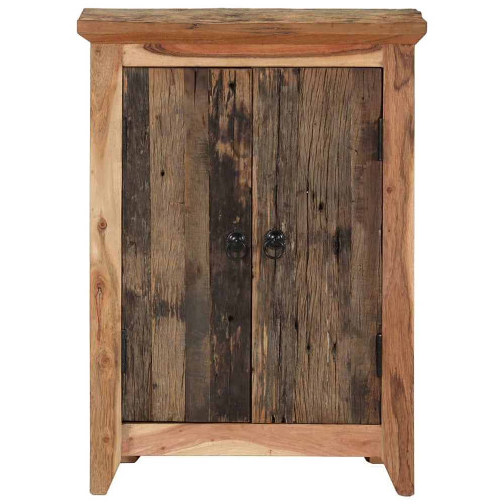 Servantă, 55X33X75 Cm, Lemn Masiv Acacia Și Reciclat