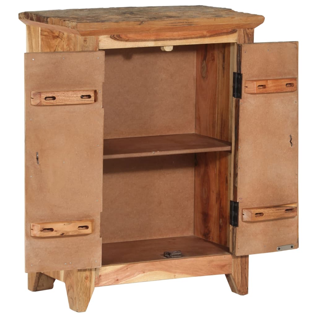 Servantă, 55X33X75 Cm, Lemn Masiv Acacia Și Reciclat