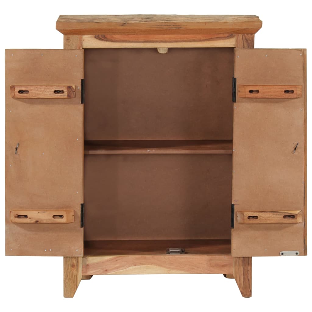 Servantă, 55X33X75 Cm, Lemn Masiv Acacia Și Reciclat