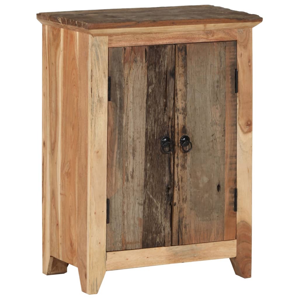 Servantă, 55X33X75 Cm, Lemn Masiv Acacia Și Reciclat