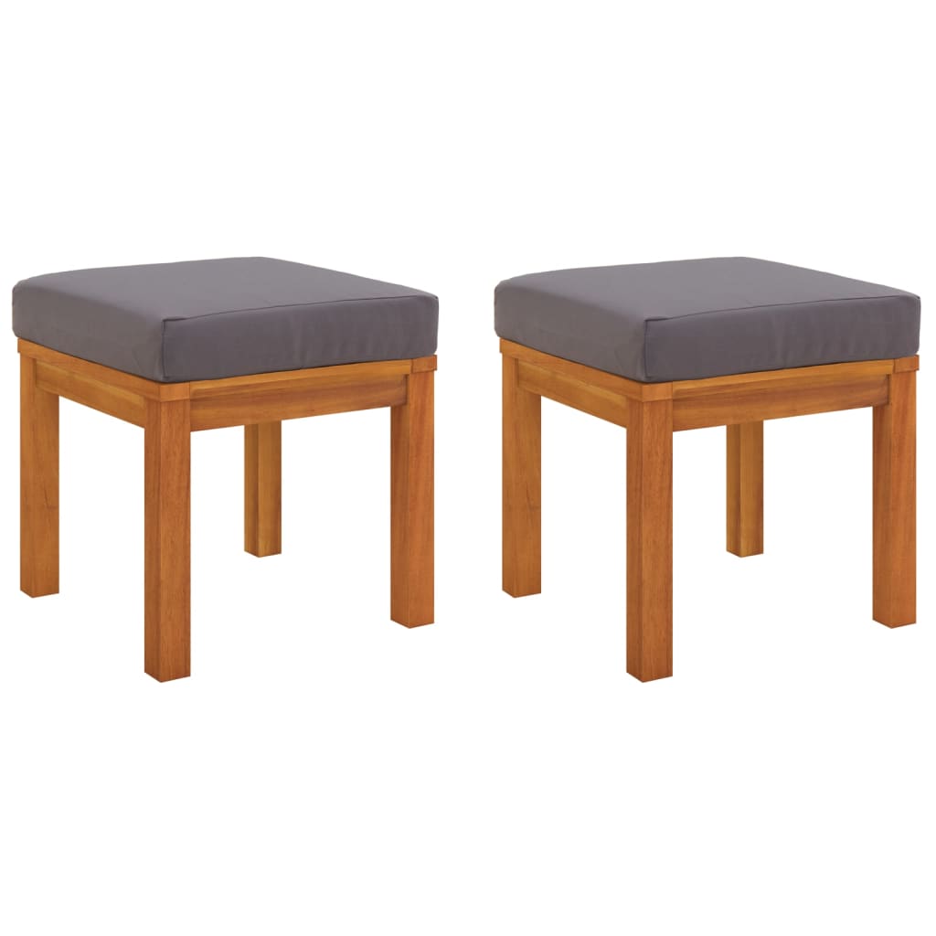 Set Sufragerie De Grădină, 3 Piese, Cu Perne, Lemn Masiv Acacia